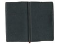 Black leather notebook cover Royalty Free Stock Photo