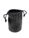 Black leather pouch Royalty Free Stock Photo