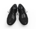 Black Leather Shoes Royalty Free Stock Photo