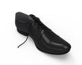 Black Leather Shoes Royalty Free Stock Photo