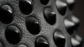 Black Leather Spikes (16:9 Aspect Ratio) Royalty Free Stock Photo