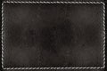 Black leather texture background with white seams Royalty Free Stock Photo