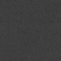 Black leather texture surface. Seamless square background, tile ready. Royalty Free Stock Photo