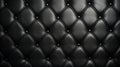 Black leather upholstery. Leather luxury background with stitching