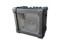 Black leather vintage multi-effect style most popular amplifier new and professional guitarist, for blues, rock style Royalty Free Stock Photo