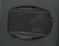 black leatherette texture bag Royalty Free Stock Photo