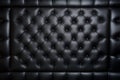 Black leathet sofa texture