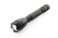 Black led flashlight. Royalty Free Stock Photo