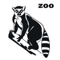 Black lemur mascot