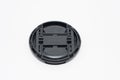 Lens cap designed for camera protection and storage Royalty Free Stock Photo