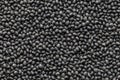 Black lentils background, Black lentils texture, Top view