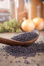 Black lentils