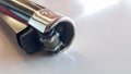 Black lighter close up. Royalty Free Stock Photo