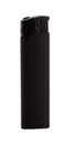 Black lighter isolated on white with copyspace Royalty Free Stock Photo