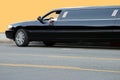 Black limousine