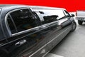 Black limousine Royalty Free Stock Photo