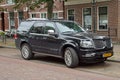 Black Lincoln Navigator.