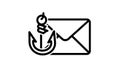 Phishing Email Scam Icon Royalty Free Stock Photo