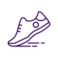 Black line icon for running-shoe running shoe sport jogging