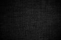 Black linen fabric texture or background