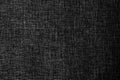 Black linen fabric texture or background