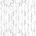 Black lines seamless pattern with blots effect