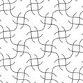 black lines on white. minimalistic vector seamless pattern. perfect design for interior decoration, textile print Royalty Free Stock Photo