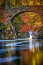 Black Linn Falls at the Hermitage near Dunkeld in Autumn