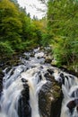 Black Linn falls, Perthshire countryside in the Scottish highlands