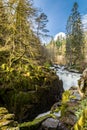 Black Linn falls scottish highlands long exposure