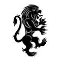 Black lion sign.