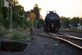 Oil transport wagon on the railways