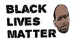 Black Lives Matter Banner with Floyed Illustration