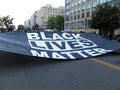 Black Lives Matter Banner Royalty Free Stock Photo