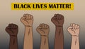 Black lives matter Royalty Free Stock Photo