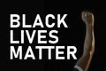 Black Lives Matter concept. Template for background
