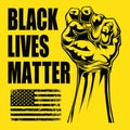 Black Lives Matter Drawing hand vector 5