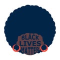 Black lives matter emblem