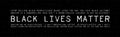 Black Lives Matter grunge rubber stamp on black background. Inspirational quote for motivational racism has no place and Police