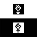 Black Lives Matter Hand Symbol. Vector Illustration,Fist hand up line icon. Black lives matter protest vector illustration,Fist