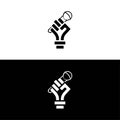 Black Lives Matter Hand Symbol. Vector Illustration,Fist hand up line icon. Black lives matter protest vector illustration,Fist