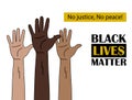 Black lives matter Royalty Free Stock Photo