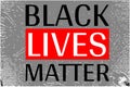 Black Lives Matter, I Can`t Breathe. Protest Banner about Human Right of Black People in US. Black Lives Matter. America