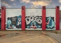 Black Lives Matter mural by Up Doggs for the Habit Mural Festival 2020 in Tulsa, Oklahoma.