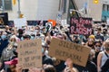 Black Lives Matter/Not Another Black Life Protest in Toronto, Ontario Royalty Free Stock Photo