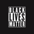 Black Lives Matter print ready vector