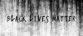 Black Lives Matter. Protest Banner for the protection human right of African American in USA
