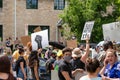 Black Lives Matter Protest in Bloomington Royalty Free Stock Photo