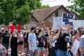 Black Lives Matter Protest in Bloomington Royalty Free Stock Photo