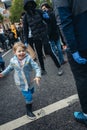 Black Lives Matter protest in London Royalty Free Stock Photo